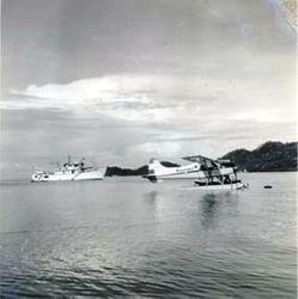 Teluk Serui dengan satu pesawat Catalina