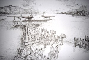 Kel. Ratulangie dan Bapak2 buangan lainnya tibu di Serui