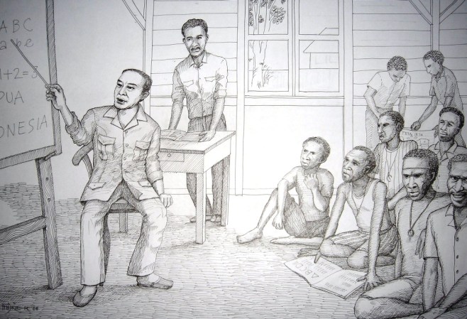 Sam Ratu Langie memberi penjelasan2 Sam Ratu Langie memberi penjelasan2