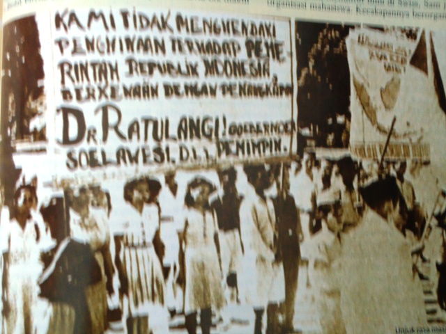 Protest in Yogyakarta by young Sulawesians