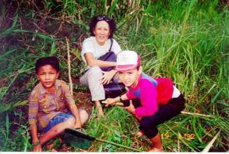 Duduk ditepi danau Masarang