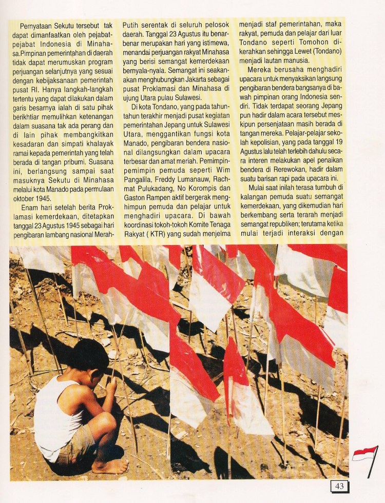 Pengibaran Serentak Merah Putih di SULUT (2)