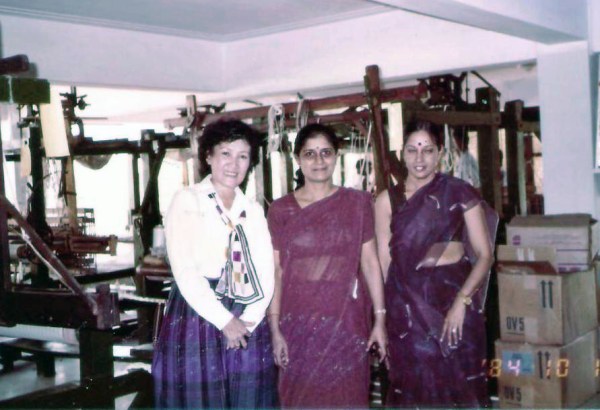Three Asian Ladies in Textile Science