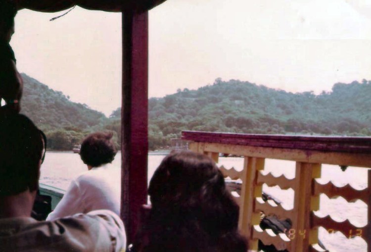 On the boat to Elephanta