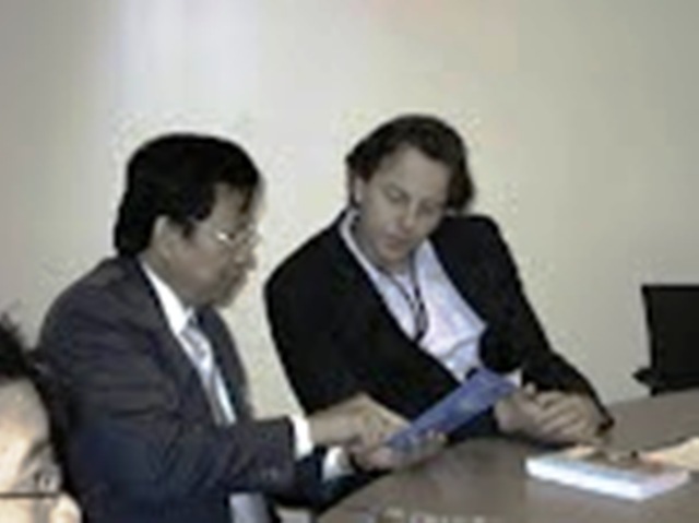 Batara R. Hutagalung with Bert Koenders